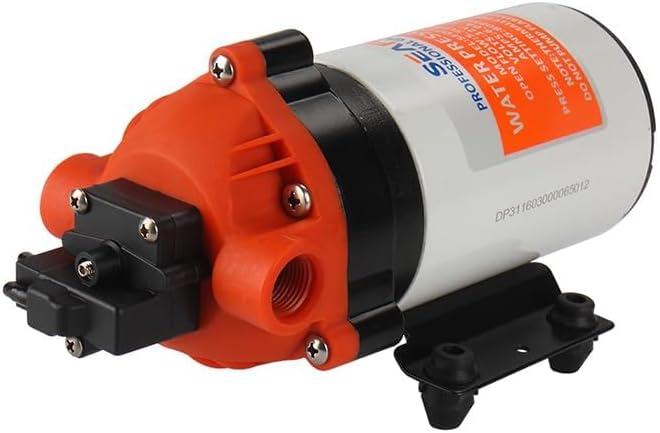 SEAFLO 24V 1.5 GPM 200 PSI 31-Series DC Diaphragm Water Pump Self-Priming High-Pressure Pump for RVs, Boats, Agriculture, and Cleaning Quiet Operation, Run-Dry Safe, Built-in Pressure Switch