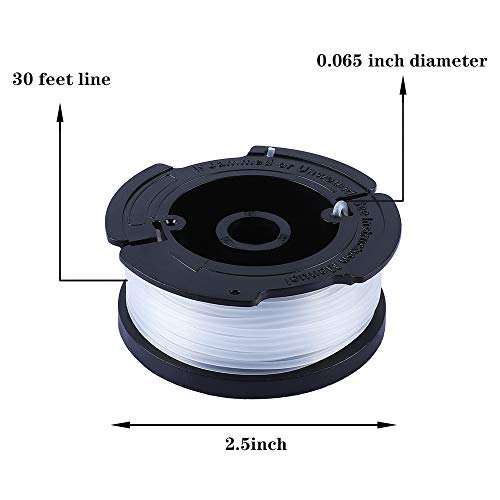 Bobine pour débroussailleuse Black & Decker avec fils Reflex et capuchons - 4