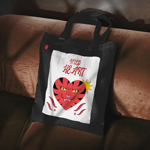 Image of ZORI Black Tote Bag With Pocket Printed Designed Canvas Tote Bags For Women large capacity,Tote bag For Shopping, College, Travel, More Canvas Handbag For Unisex Bag