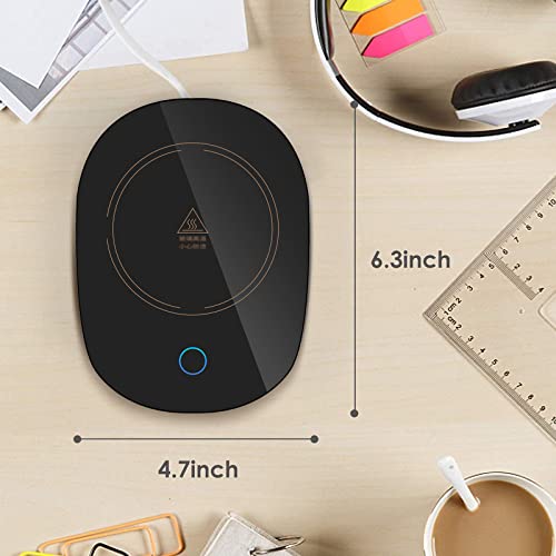 Fcymov Coffee Mug Warmer, Candle Warmer Plate With Intelligent Auto On/Off Gravity Sensing Mug Heater Smart Coffee Cup Warmer For Desk, Office, Home, Milk, Tea, Chocolate And Water #TOP6
