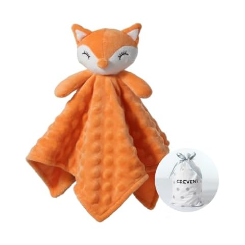 CREVENT Soft Plush Fox Security Blanket Cover