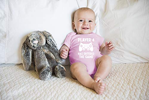 Player 4 Has Entered The Game - Funny Baby Essentials Bodysuit - Baby Clothes Newborn Romper3