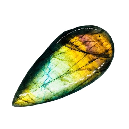 Cabochon labradorite naturelle poire de qualité supérieure pour joaillerie fine