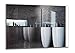 Produktbild LED Spiegel Premium - Spiegelmaßen 110x80 cm - Badspiegel mit LED Beleuchtung - Wandspiegel - Lichtspiegel - Fertig zum Aufhängen - ARTTOR M1CP-33-110x80 - Lichtfarbe Weiß warm 3000K - ARTTOR