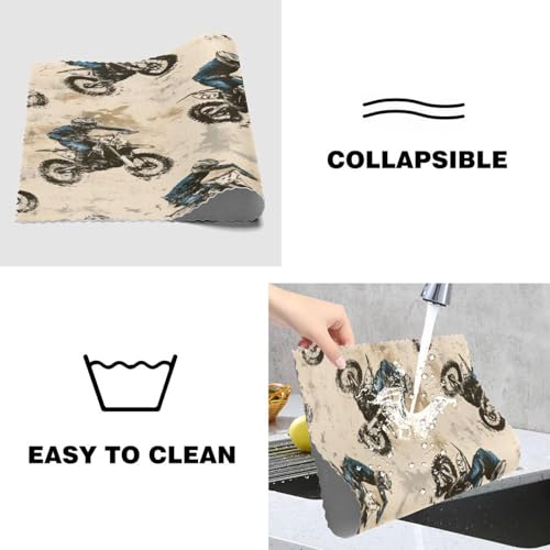 Sets de table bleus faciles à nettoyer pour simplifier les repas