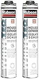 Mousse Expansive Isolation Thermique et Phonique, Blanche, Aérosol Pistolable de 750 ml (L...