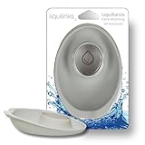 LiquiBands Face Washing Wristbands – No More Wet Sleeves - Silicone Spa Bands to Catch Water Drips – Travel Accessory, Esthetician Essential, & Teen Gift for Skincare Routine (Dove Grey, 1 Pair)