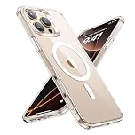 ESR for iPhone 16 Pro Case, Compatible with MagSafe, Shockproof Military-Grade Protection, Magnetic Phone Case for iPhone 16 Pro, Classic Hybrid Case (HaloLock), Clear