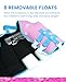 Gogokids Swim Vest for Toddler & Kid 1-2-3-4-5, Adjustable Buoyancy Swimming Vest for Kid Learn to Swim, Toddler Floaty with Removeable Floats and Dual Safety Straps Buoyancy Aid for Pool Beach Puddle