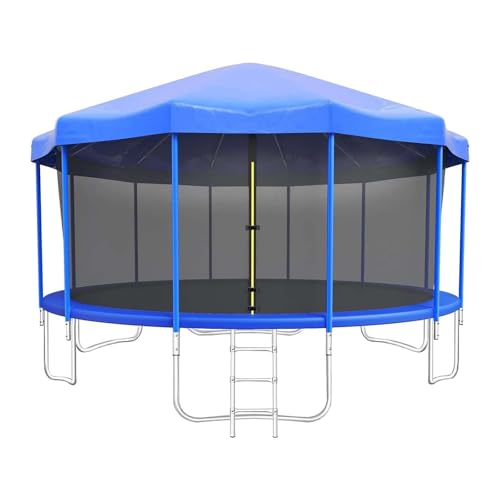 Housse d'ombrage pour trampoline de 1,8 m à 4,9 m avec bâche de protection