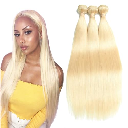 Extensiones de cabello humano recto para cambiar de look con un rubio miel deslumbrante