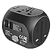 Produktbild Universal Reiseadapter Reisestecker Steckdosenadapter mit 2 USB und PD Quick Charge Reiseadapter Weltweit für EU AU USA UK mehr als 150 Länder und für Tablet,Smartphones,Digitalkameras und MP3 Player