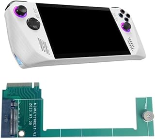 PCIE4.0 for Rog Ally SSD Memory Hard Drive Card Adapter Converter Transfer Board 90° M2 Transfercard for Handheld,Gaming Console Module Accessories (Long 4layer PCIE4.0)