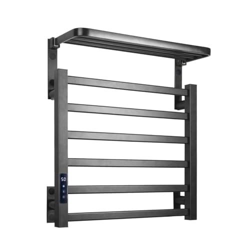 Toalheiro Elétrico Térmico 45x50 cm com Display Digital e Temporizador, 110V (Preto)