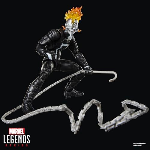 Marvel Legends Series Ghost Rider (Robbie Reyes), All-New Ghost Rider and Avengers Comics Collectible 6-Inch Scale Action - 4