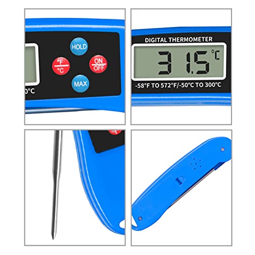 Smalibal Digital Meat Thermometer, Battery Powered Waterproof Instant Read Thermometer With Wireless Prob For Cooking Food, Baking, Liquids, Candy, Grilling Bbq A #TOP6