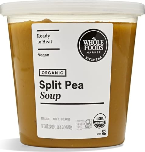Whole Foods Kitchens, Soup Vegan Split Pea, 24 Ounce