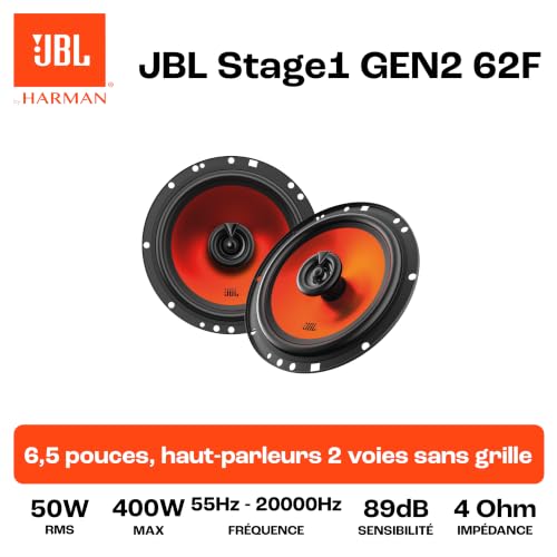 JBL Stage1 Haut Parleur Voiture Coaxiaux 165mm 6.5" de Harman Kardon Enceinte Auto Audio Premium Système Sonore High Performance Professional RMS Max Car HiFi Installation Paire - vue 6