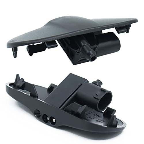 Meishner Windshield Washer Nozzle, Left Right Heated Wiper Nozzle Sprayer Replacement For Audi A4 2008 A1 Q7 S8 2007-2014, (Pack Of 2) 8J0955987G #TOP1