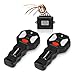 FIERYRED Wireless Winch Remote Control Kit, 12V 24V Wireless Winch Receiver with 2 PCS Wireless Winch Remote 124 Feet Universal Handset Switch Kit, for Truck ATV UTV SUV