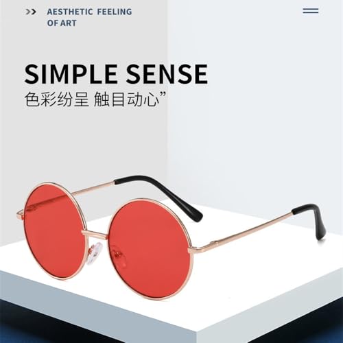 Children's sunglasses metal frame round sunglasses simple anti ultraviolet tide children's glasses2