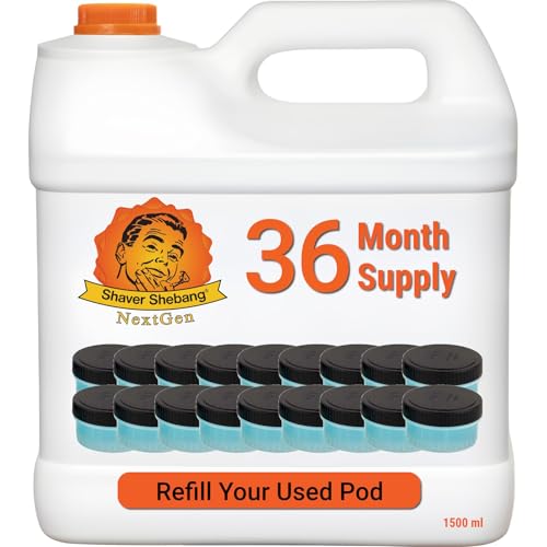36-month Quick Clean pod refills - Ready and easy to use by Shaver Shebang NextGen