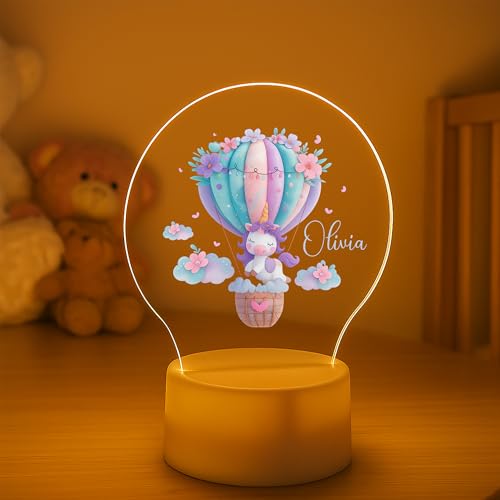 Image of PRINT BHARAT Acrylic Customized Name LED Lamp Personalized Night Light with Name Custom Gift for Birthday Anniversary Home Decor for Men Birthday Gift Kids Friend Return Gift Kids Birthday (Design 5)