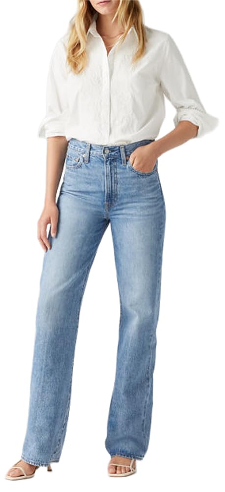 Levi'S Ribcage Wide Leg Vaqueros Mujer