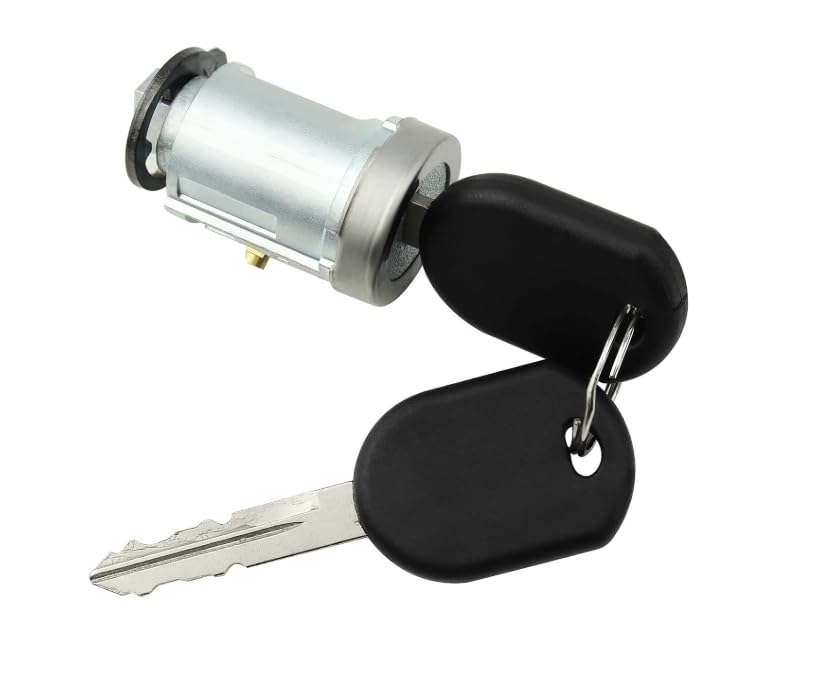924-717 Ignition Lock Cylinder Fit for F0RD 2005-2014 F150 & 2008-2016 F250 F350, Ignition Switch Lock Cylinder with 2 Transponder Chip Keys 4L3Z11582BB