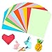 Produktbild 100 Blatt A4 Buntpapier, 100 g/m² Kopierpapier Papier, Bastel-Papier zum DIY, Basteln Papierblumen, Durchzeichnen und Skizzieren