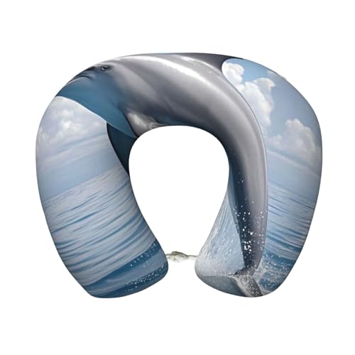 Almohada de espuma viscoelástica para viaje cuello U