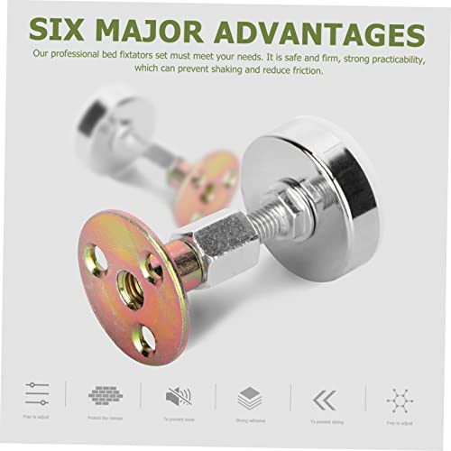 MERRYHAPY 4 peças de acessórios de âncora de cabeceira para fixador de cabeceira de quarto fixador d