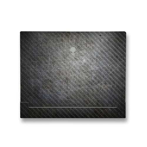 Image of MightySkins Carbon Fiber Skin Compatible with Alienware X14 R2 (2023) Full Wrap Kit - Scratched Up | Protective, Durable Textured Carbon Fiber Finish | Easy to Apply & Change Styles | Made in The USA