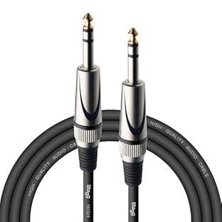 Balanced stereo jack/balanced stereo jack Rohs compliant Deluxe 3 meter jack to jack instrument cable.