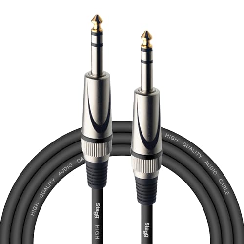 Stagg SAC3PS DL 3m/10 ft Deluxe Jack to Jack Instrument Cable