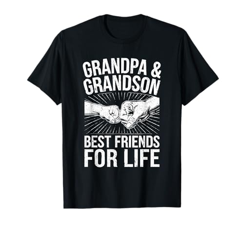 Grandpa And Grandson Best Friends For Life Shirt Matching T-Shirt