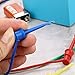 Sumnacon 39 Inch Multimeter Test Lead Set - 5 Pcs Stackable Banana Plug to Test Hook Wire Cable Kit with Protective, Flexible Wire Leads for Electrical Testing 500V/5A