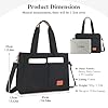 VINBAGGE Sac Cabas Femme, Sac à main Femme Ordinateur 15.6 Pouces, Sac Multi-poches Résistant à l'eau Sac Fourre Tout pour Université Quotidien #3