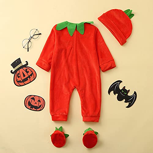 Qfajcp Macacão infantil para meninas, fantasia de bebê e meninas, macacão infantil de Halloween para