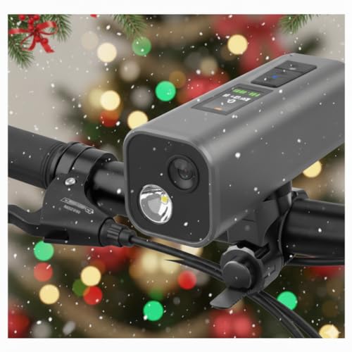 4K Bike Camera with GPS Tracking, Cycling Computer & Headlight – Spedal S1 30FPS Action Cam with...