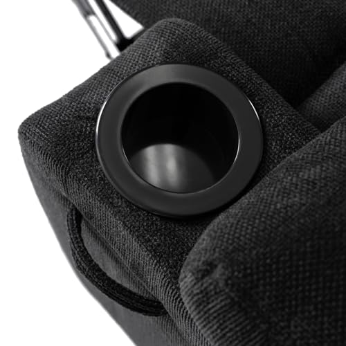 MEBEL ELITE Box 2 Massagesessel – Relaxsessel gepolstert schwarz mit Liegefunktion – Elektrischer Fernsehsessel verstellbar für Wohnzimmer, TV, Büro und Entspannung – Bild 8