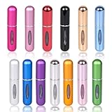 JazRvr 13 Stück Parfüm Abfüller, Mini Parfümzerstäuber Nachfüllbar, Parfümzerstäuber Für Unterwegs, Portable Perfume Travel Bottle Mit Verschiedenen Farben, Ideal Für Reisen Und Täglichen Gebrauch