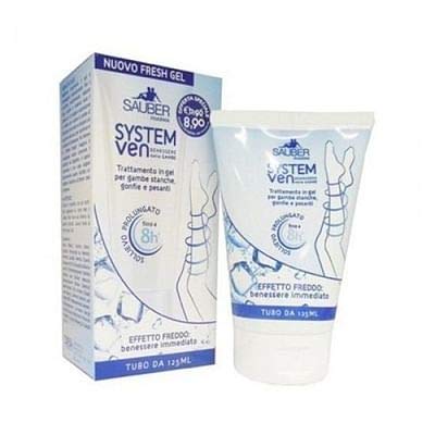 Sauber Pharma System Ven Gel Effetto Freddo Per Gambe Stanche 125 ml