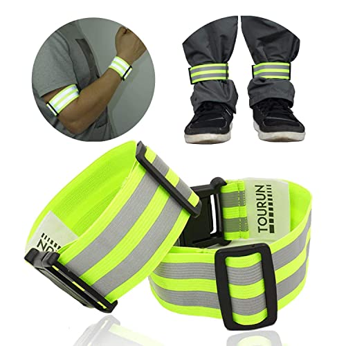 Reflective Running Gear Visibility Safety Bands (2-Pack)
