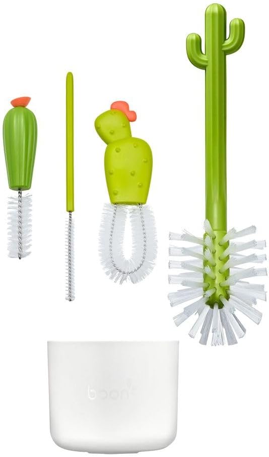 Boon Cacti Nettoyage Biberons: Set 4 Goupillons Durable et Non Toxique - Image secondaire