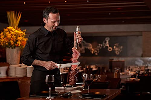 Barbacoa 63917/020 Tramontina Table Fork, Monaco With Barbacoa Logo Engraved, 18-10 Stainless Steel, Dishwasher Safe, Made In Brazil, Silver #TOP3