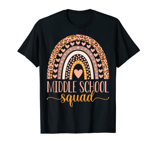 Middle School Squad Team Teacher Girls Boys Rentrée scolaire T-Shirt