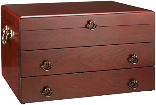 Reed And Barton 43M Bristol Grande Mahogany Flatware Chest #TOP12