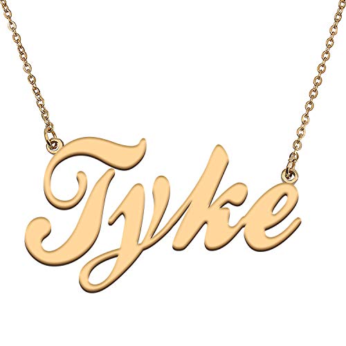 HUAN XUN Custom Personal Pendant Name Necklace Personalized My Best Friendship Gifts for Her Tyke