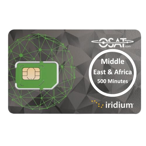 Recharge Iridium Moyen-Orient Afrique 500 min validité 1 an